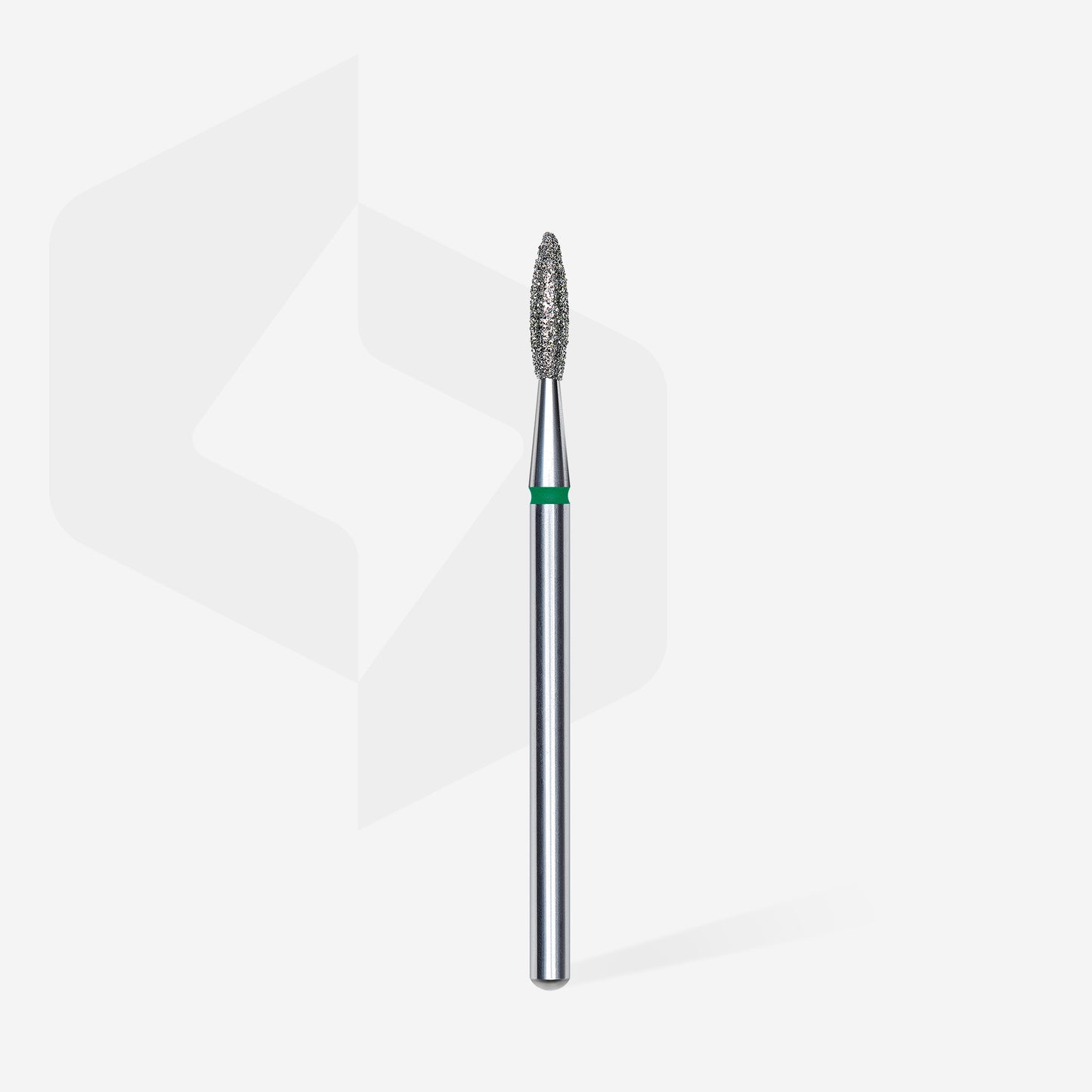 Staleks Pro Diamond Nail Drill Bit Flame Green 2.1 mm × 8 mm
