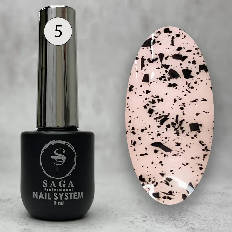 Top for gel polish without stickiness SAGA Top 05 quail, 9 ml