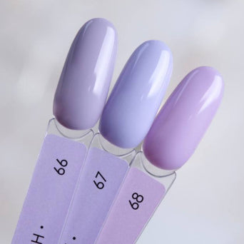 Gel polish DARK No. 066, light gray-purple, 6 ml