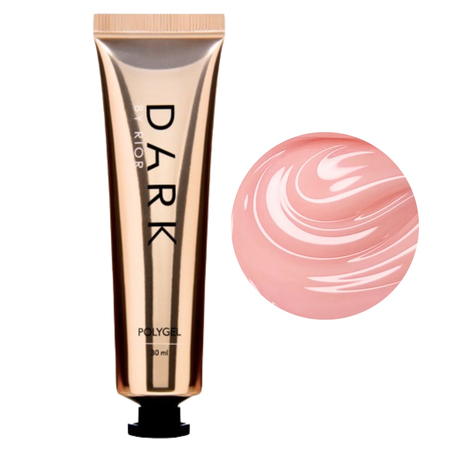 DARK PolyGel Acrylic Gel No. 04, light pink, in a tube, 30 ml