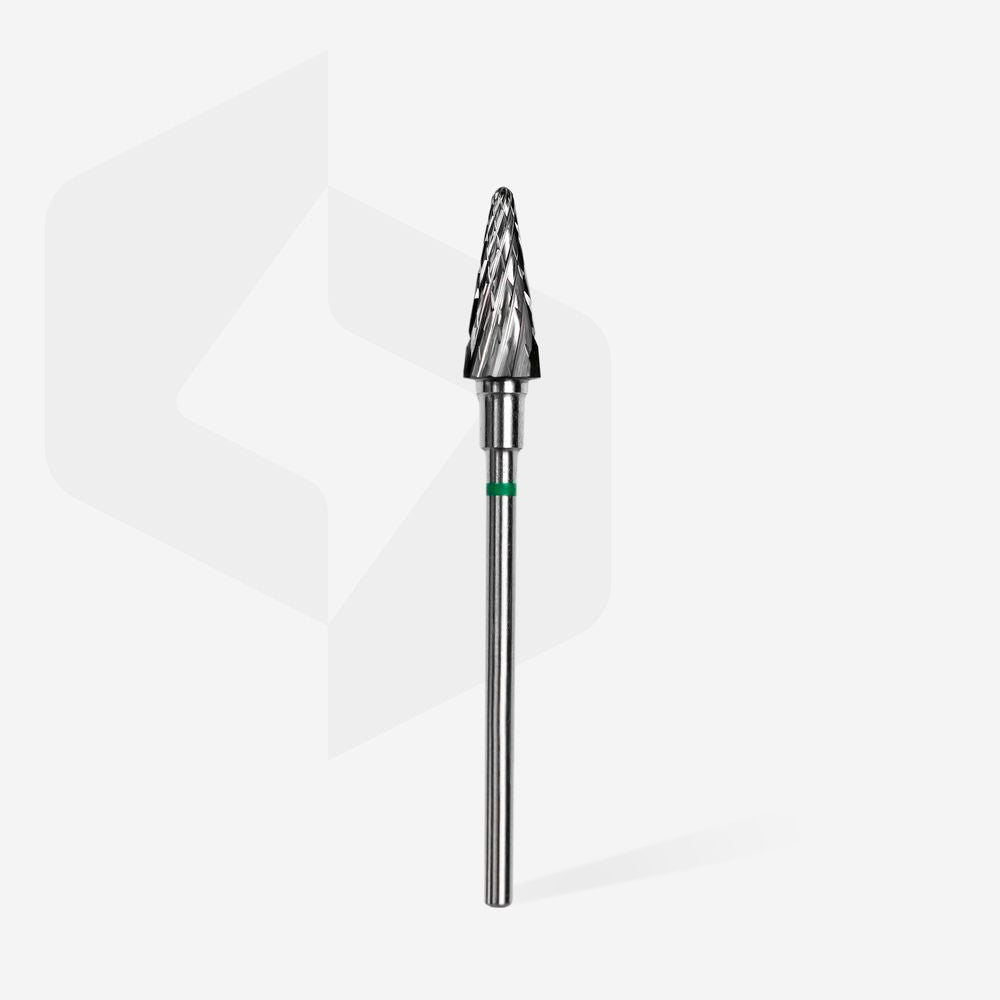 Staleks Pro Carbide Nail Drill Bit Corn Green EXPERT 6 mm × 14 mm