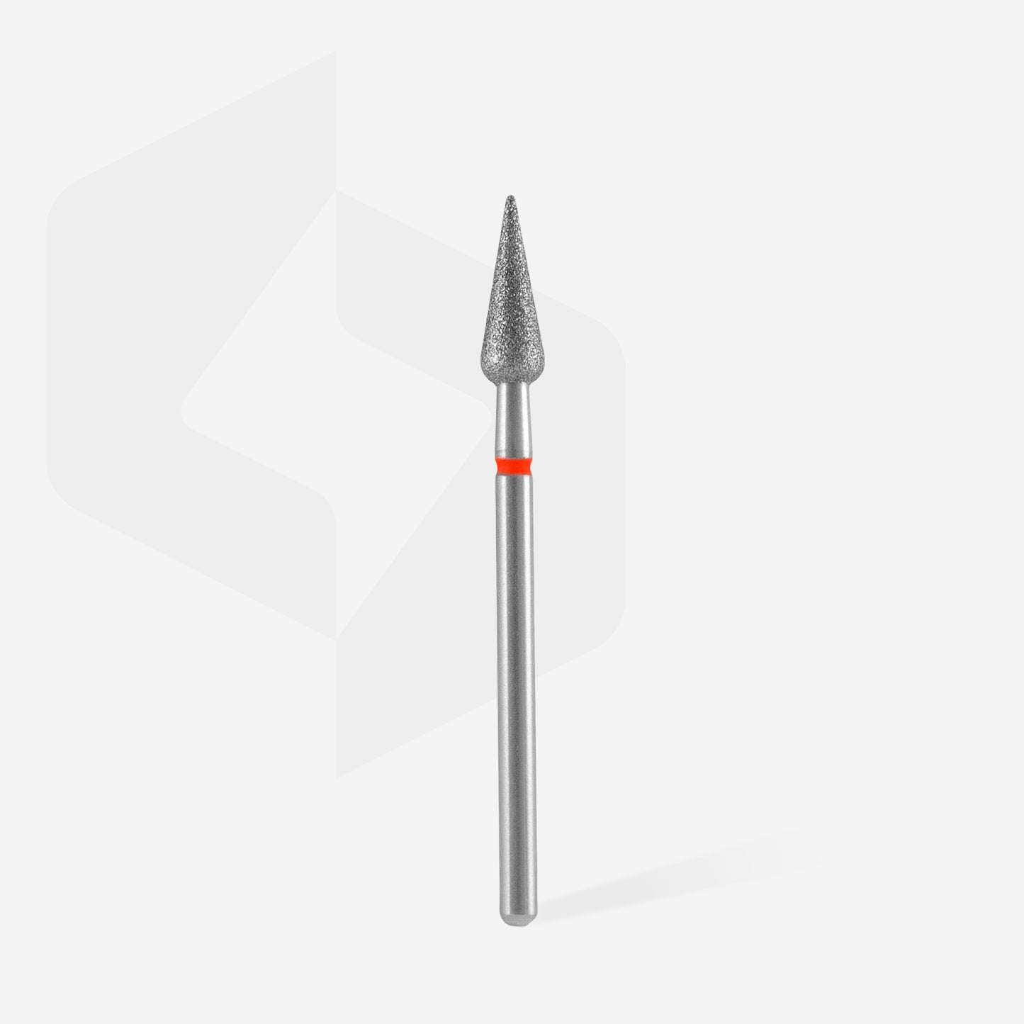 Staleks Pro Diamond Nail Drill Bit Flame Red 4.0 mm × 12 mm
