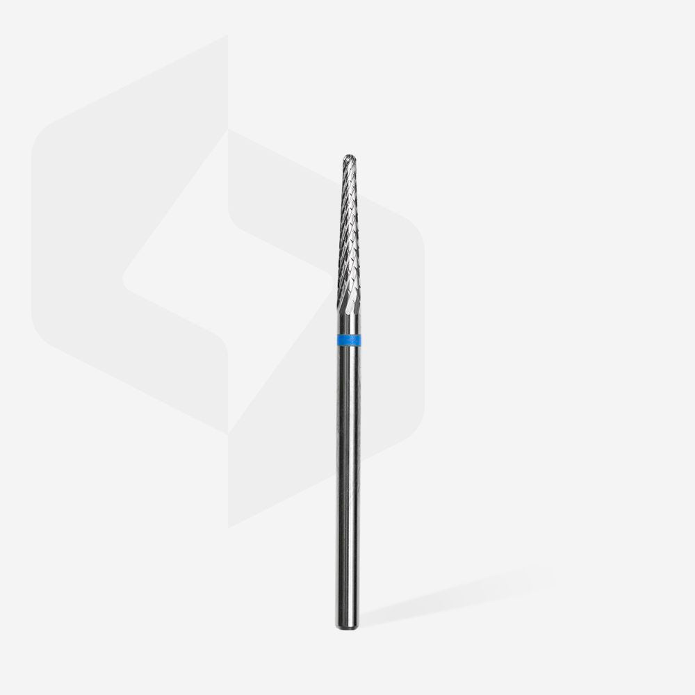 Staleks Pro Carbide Nail Drill Bit Cone Blue EXPERT 2.3 mm × 14 mm