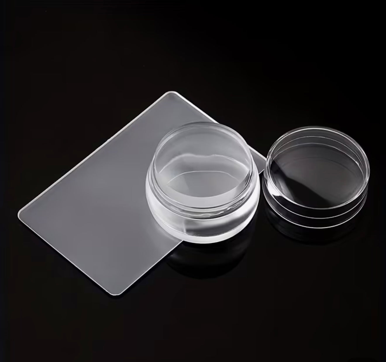 Nail Stamping Tool with Scraper