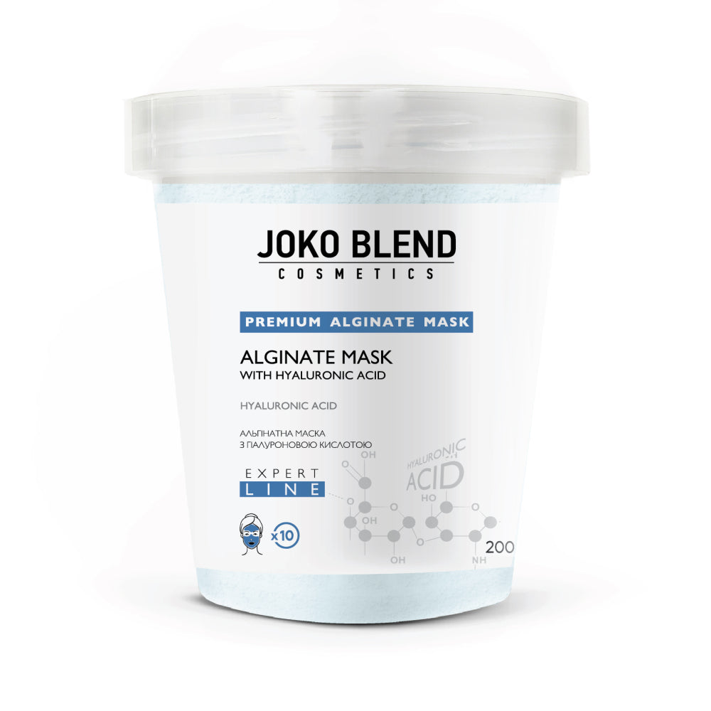 АЛЬГІНАТНА МАСКА З ГІАЛУРОНОВОЮ КИСЛОТОЮ JOKO BLEND 200 Г