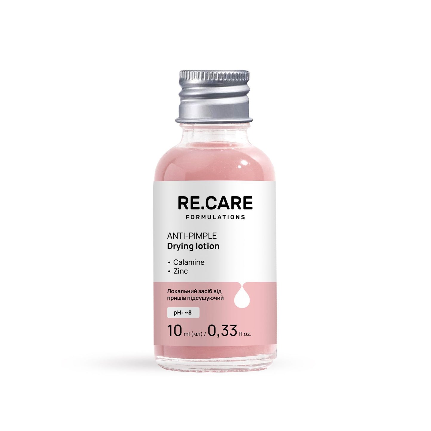Локальний засіб від прищів підсушуючий Anti-Pimple Drying lotion RECARE 10 мл
