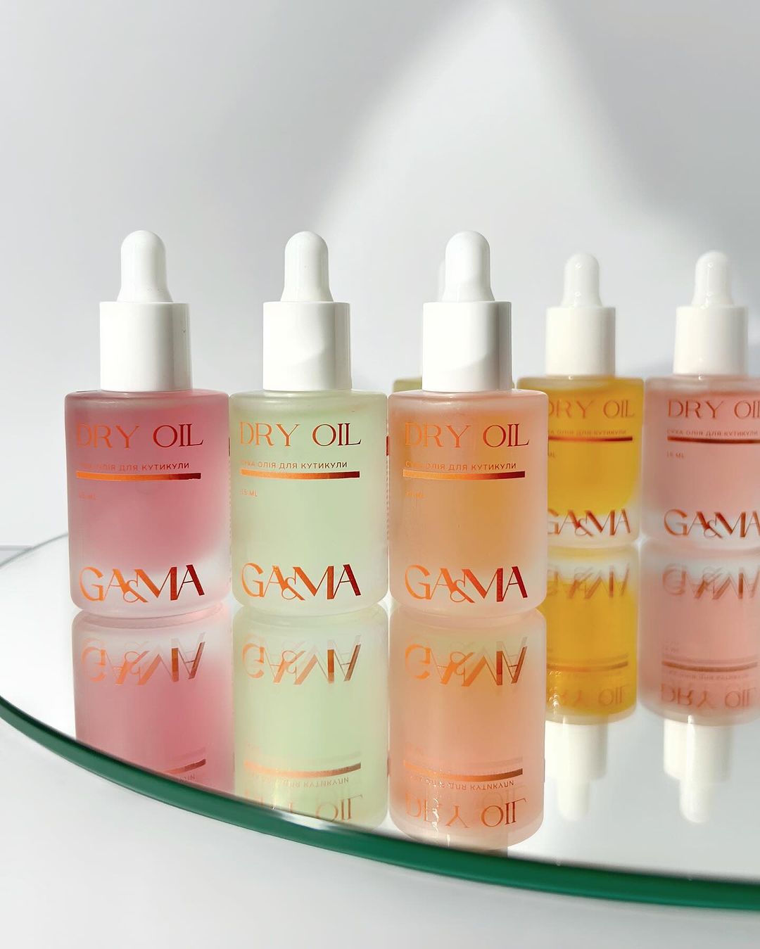 Олійка суха для кутикули GaMa Dry Oil Полуниця з вершками, 30 мл