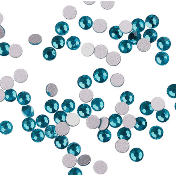 Стрази для нігтів Komilfo Blue zircon, 100 шт