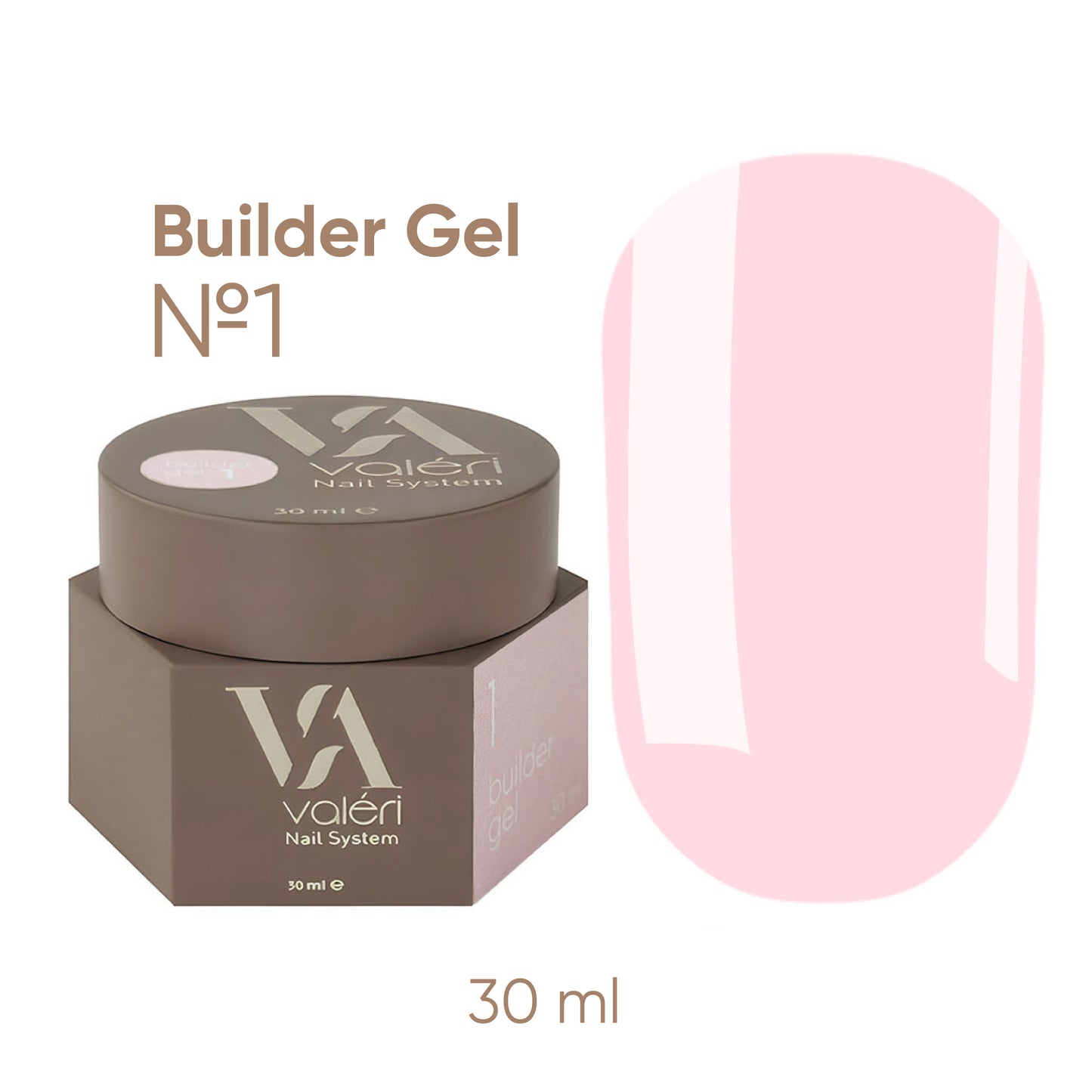 Valeri Builder Gel, 30 ml N1 Nude