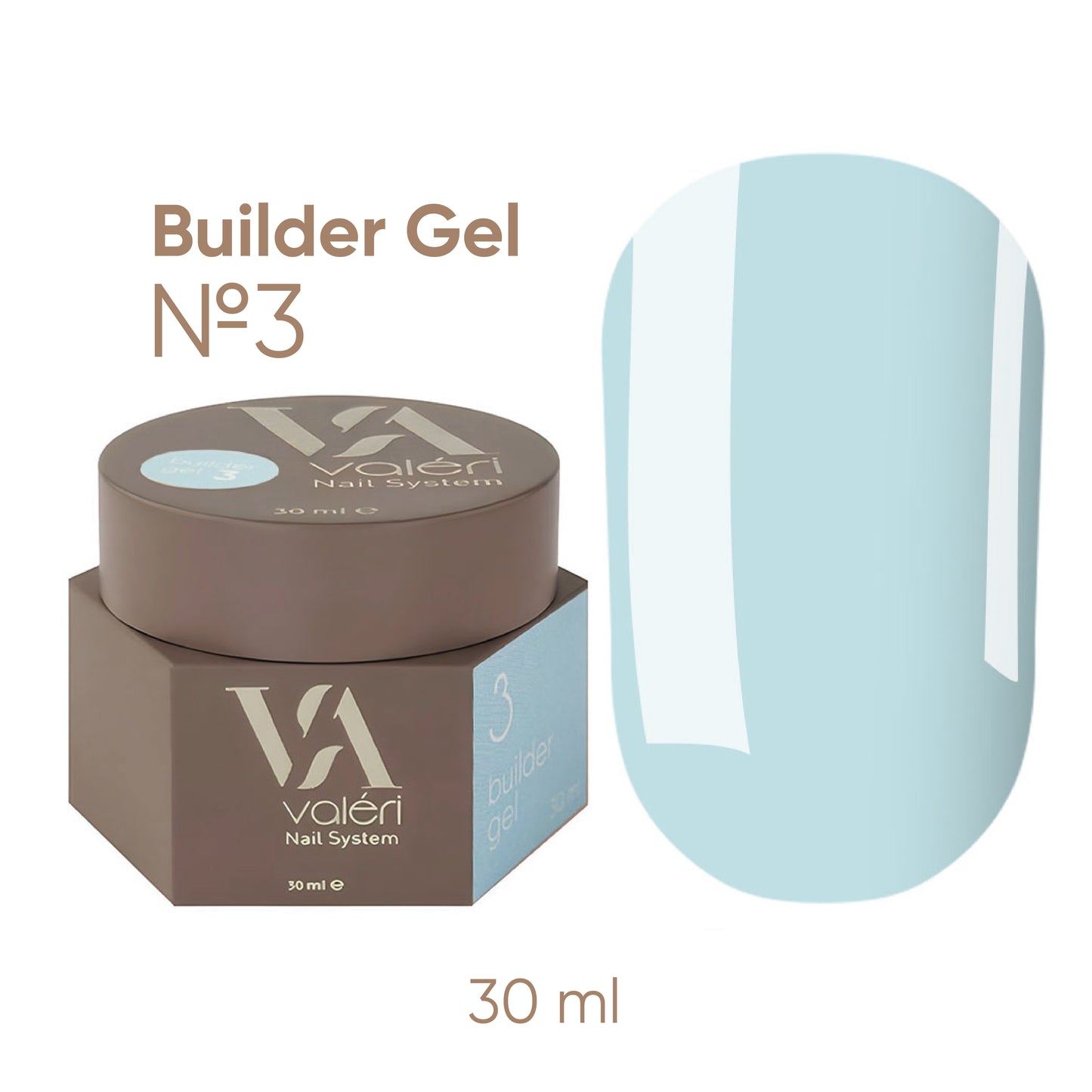 Valeri Builder gel 30 ml, N3 Blue