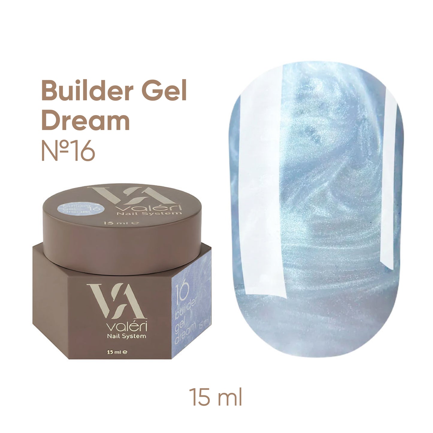 Builder Gel DREAM COLLECTION Valeri №16 15 ml