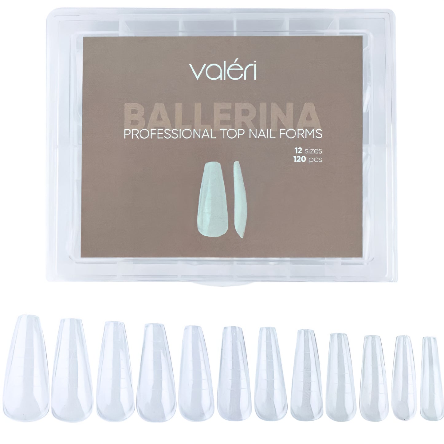 Professional Top Nail Forms "BALLERINA"