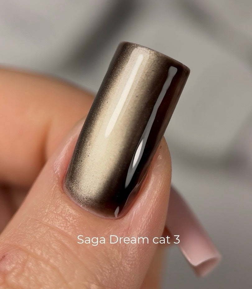Гель-лак Saga Dream Cat Котяче Око №03, 10 мл