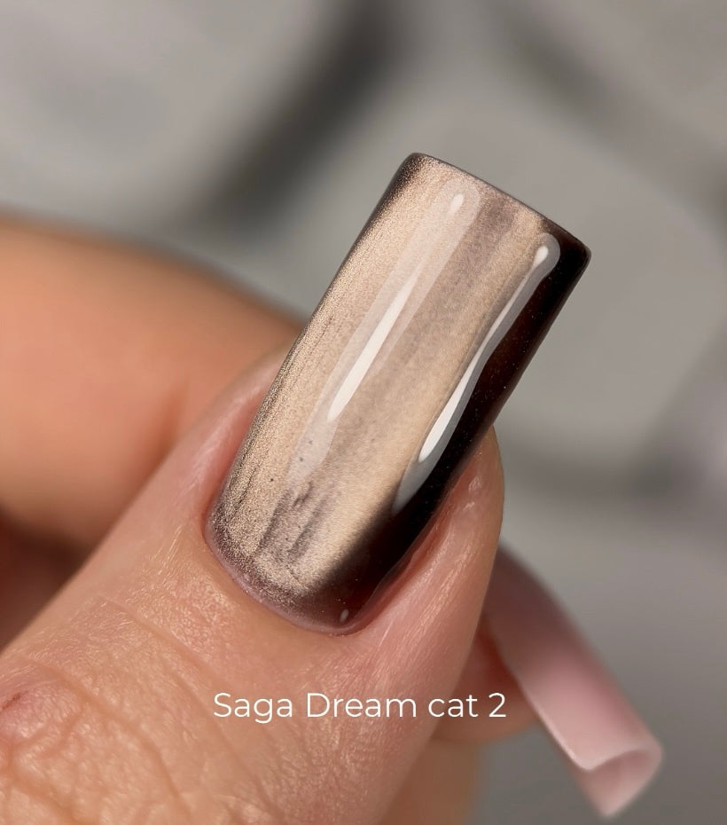 Гель-лак Saga Dream Cat Котяче Око №02, 10 мл