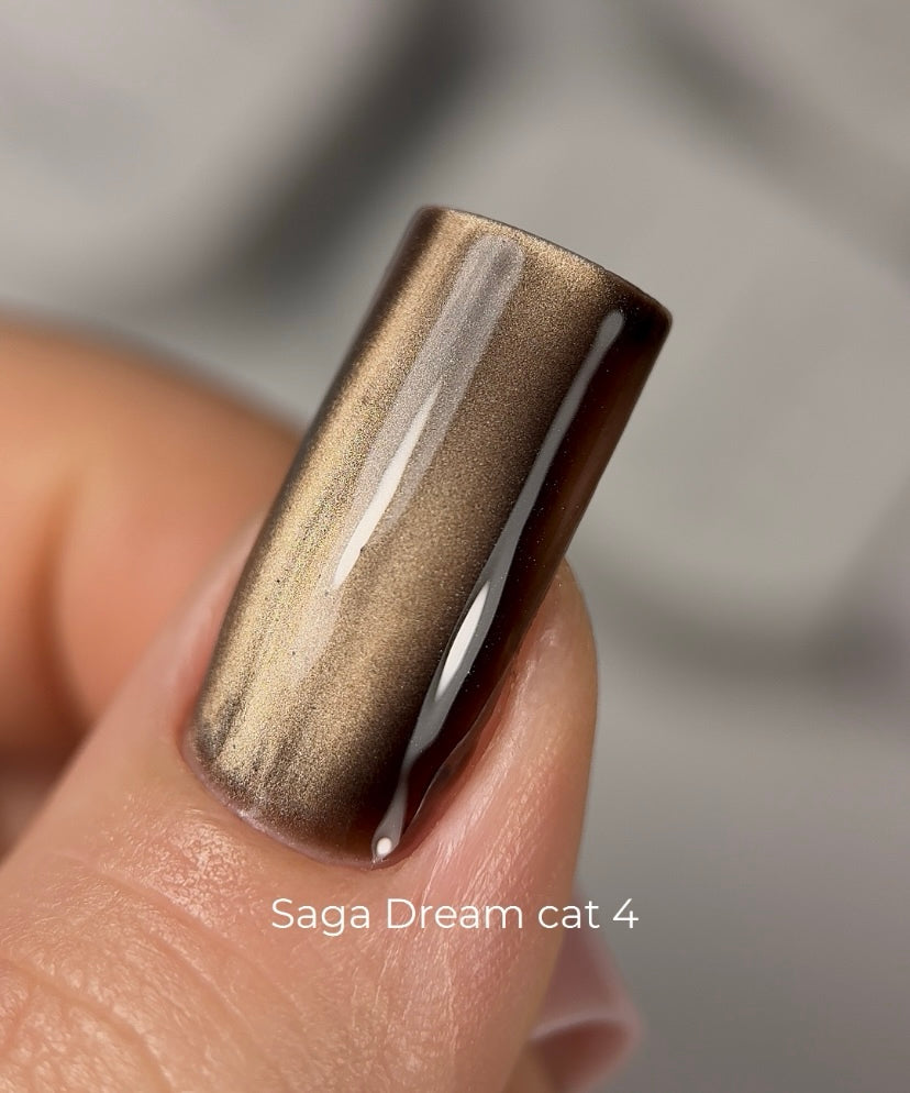 Гель-лак Saga Dream Cat Котяче Око №04, 10 мл