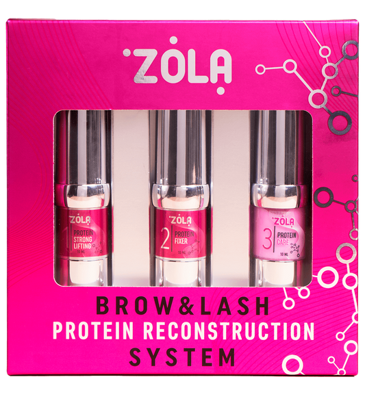 ZOLA LAMINATION KIT NEW BROW&amp;LASH PROTEIN RECONSTRUCTION SYSTEM