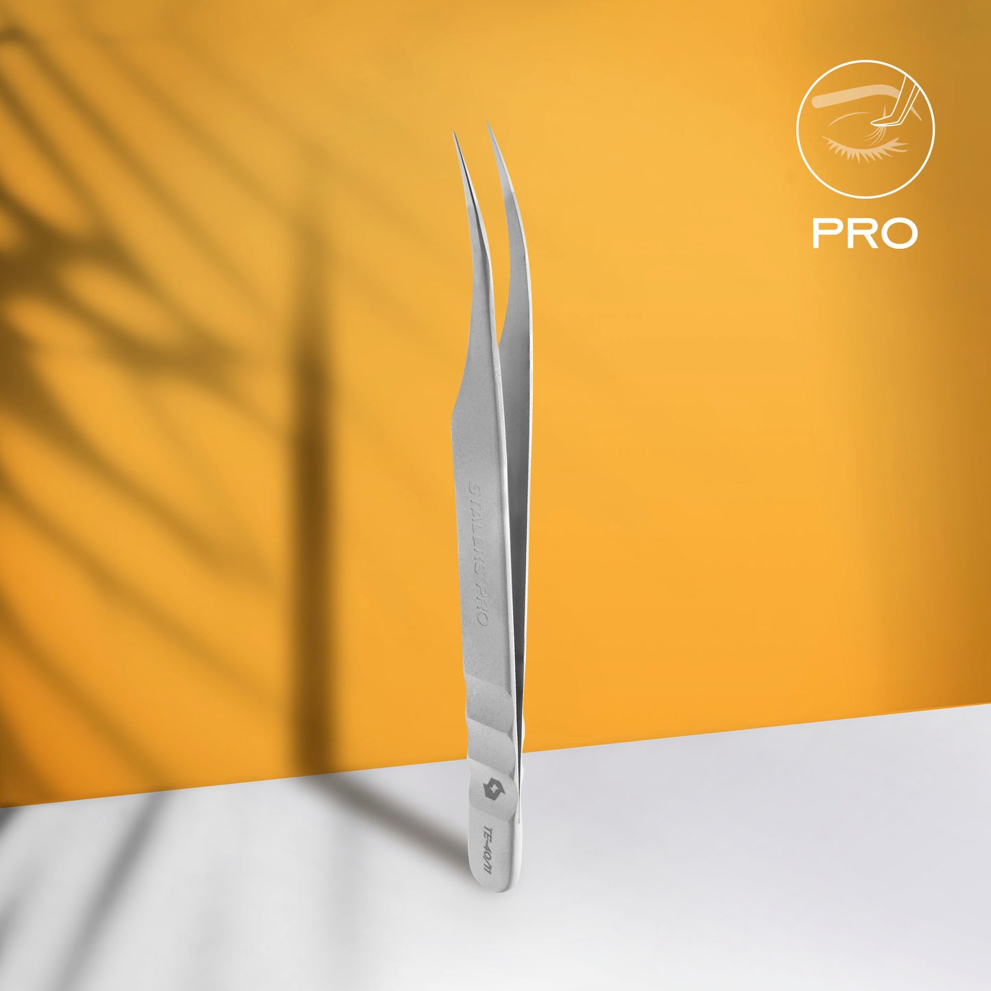 Staleks Pro Eyelash Tweezers EXPERT 40 TYPE 11 (Curved)
