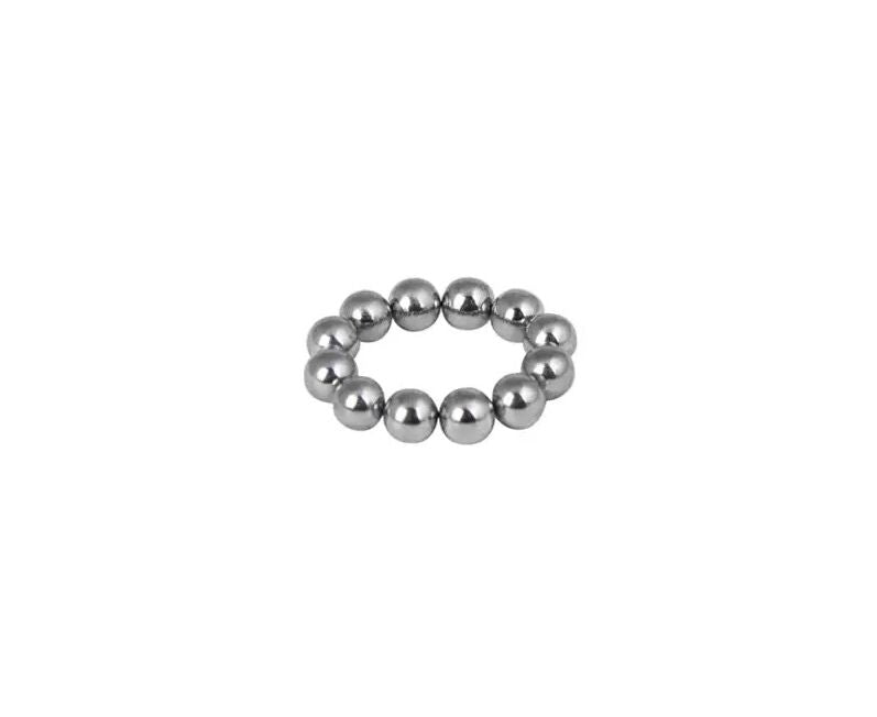 SAGA. Magnet for Gel Polish Cat's eye, 4 mm x 12 pcs. Магніт КІЛЬЦЕ ВЕЛИКЕ для "котячого ока"