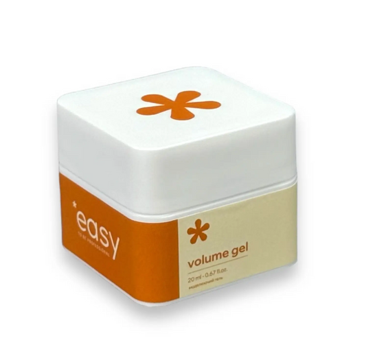 Гель желе для нігтів EASY Volume gel, прозорий, 20 мл