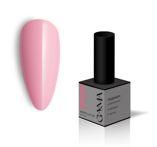 Гель-лак однофазний GaMa Mono Lac №009, пурпурний, 6 мл