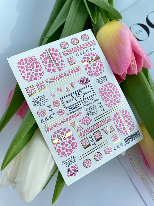 Слайдер дизайн VS Nails Combi foil -110-