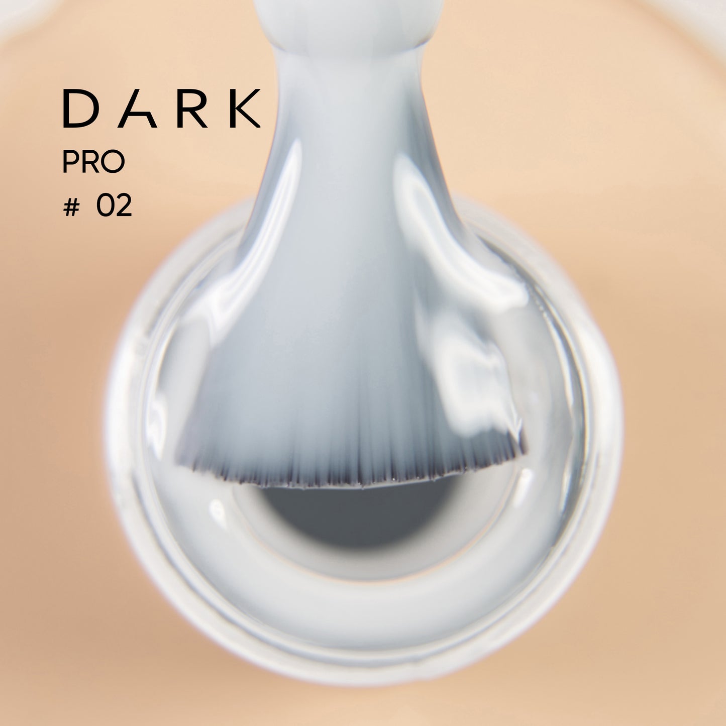 DARK PRO base for nails No. 02, milky warm