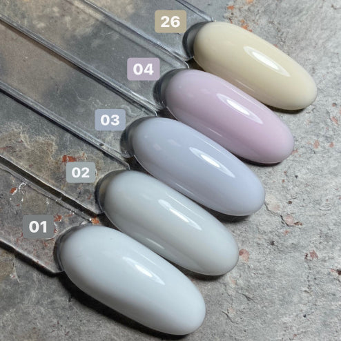 DARK PRO base for nails No. 02, milky warm