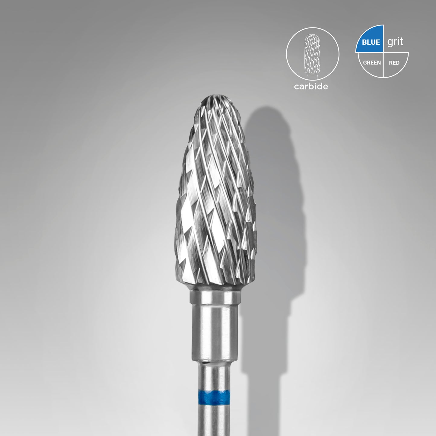 Staleks Pro Carbide Nail Drill Bit Corn Blue EXPERT 6 mm × 14 mm