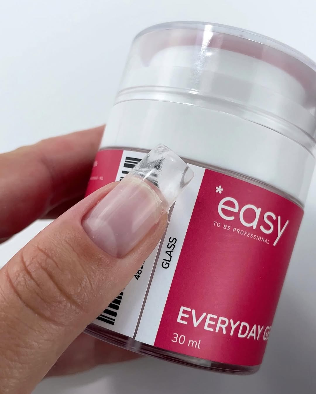 Modeling gel "Everyday Gel", TM "Easy to be professional", color "glass", 30 ml