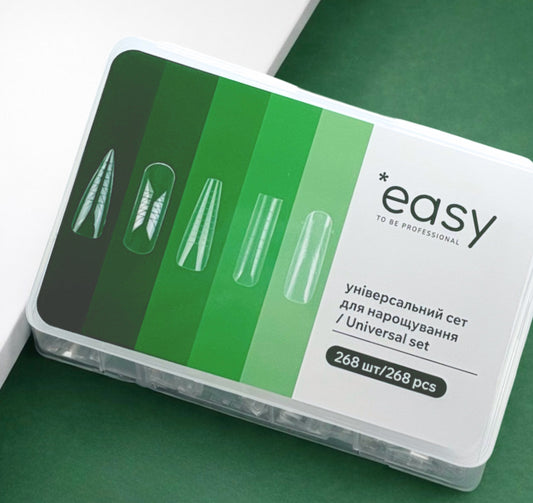 Верхні форми для нарощування нігтів EASY стиль №06, 120 шт