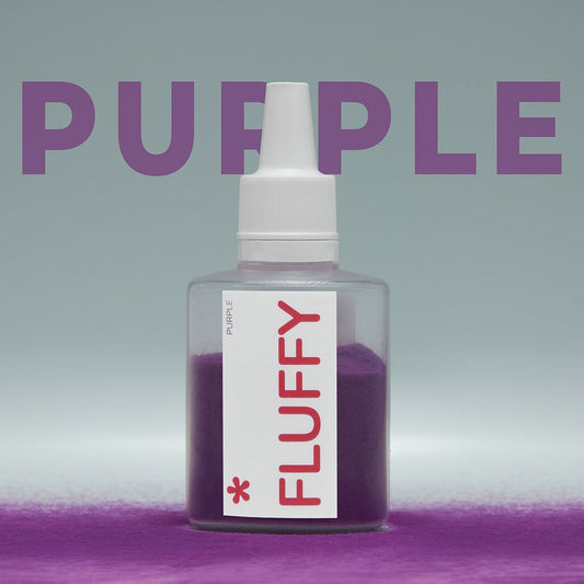 Оксамитова пудра для нігтів "Fluffy", ТМ "Easy to be professional", колір "Purple"