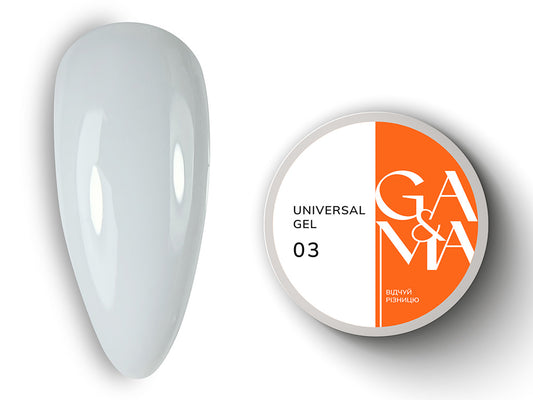 Гель універсальний GaMa Universal gel рідкий №03, молочний, 30 мл