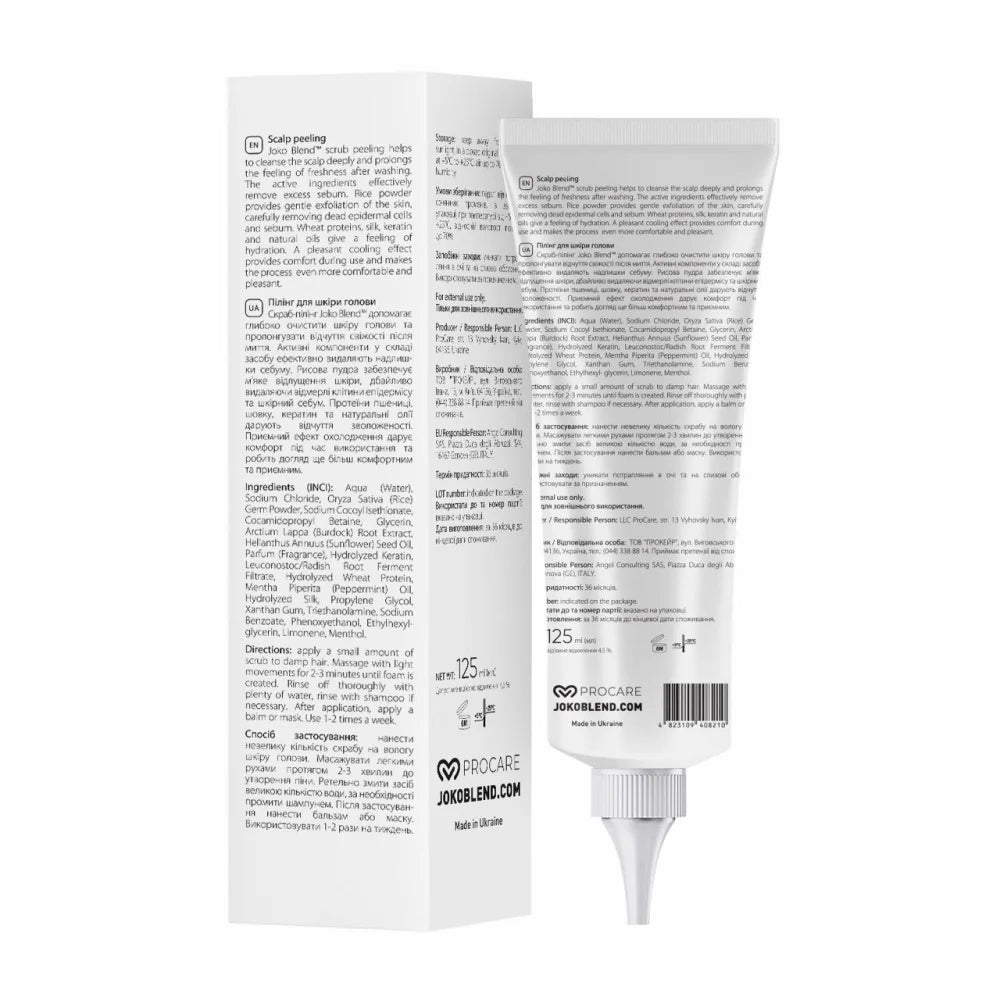 Пілінг для шкіри голови Scalp Peeling Scrub Joko Blend 125 мл