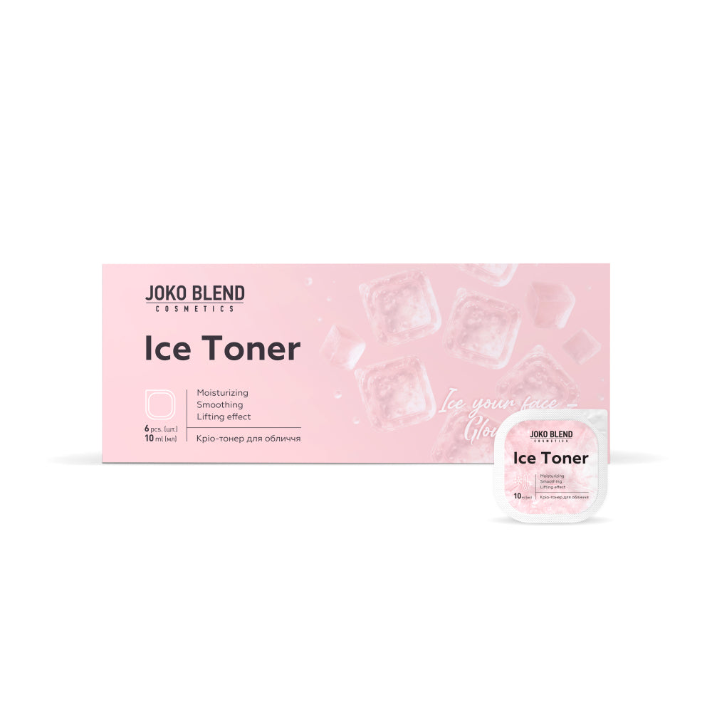 КРІО-ТОНЕР ДЛЯ ОБЛИЧЧЯ ICE TONER JOKO BLEND 6 ШТ. Х 10 МЛ