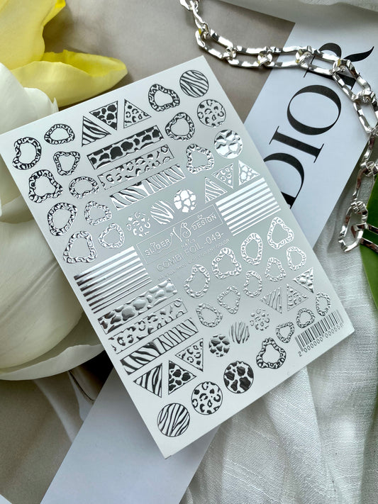 Слайдер дизайн VS Nails Combi foil -049-