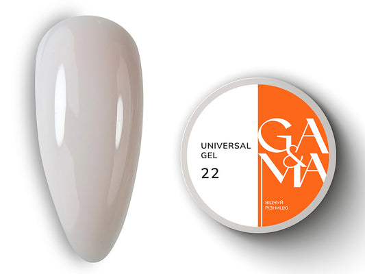 Гель універсальний GaMa Universal gel рідкий №22, світло-бежевий, 30 мл
