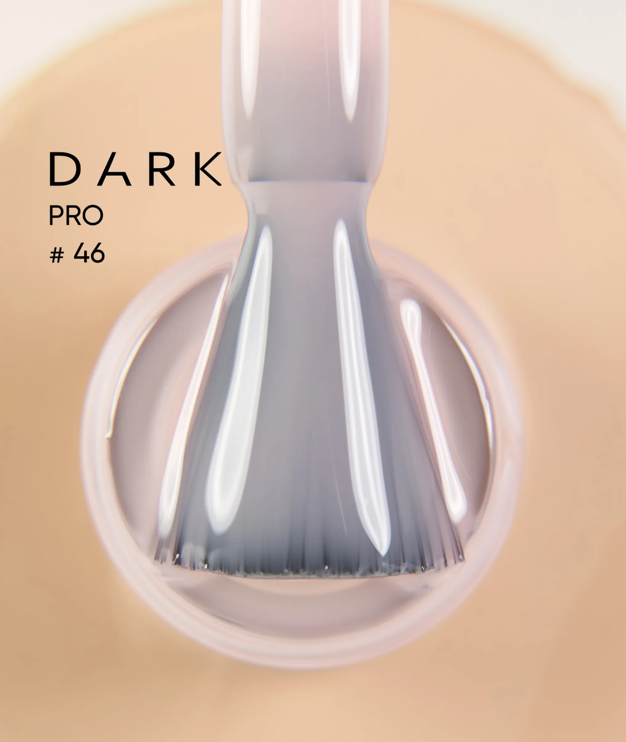 DARK PRO base nail polish #46, nude translucent