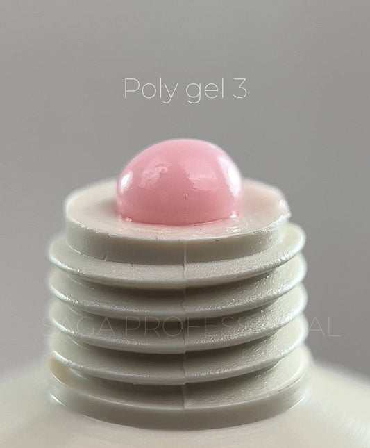 SAGA   POLY GEL NEW (30 ml) No3