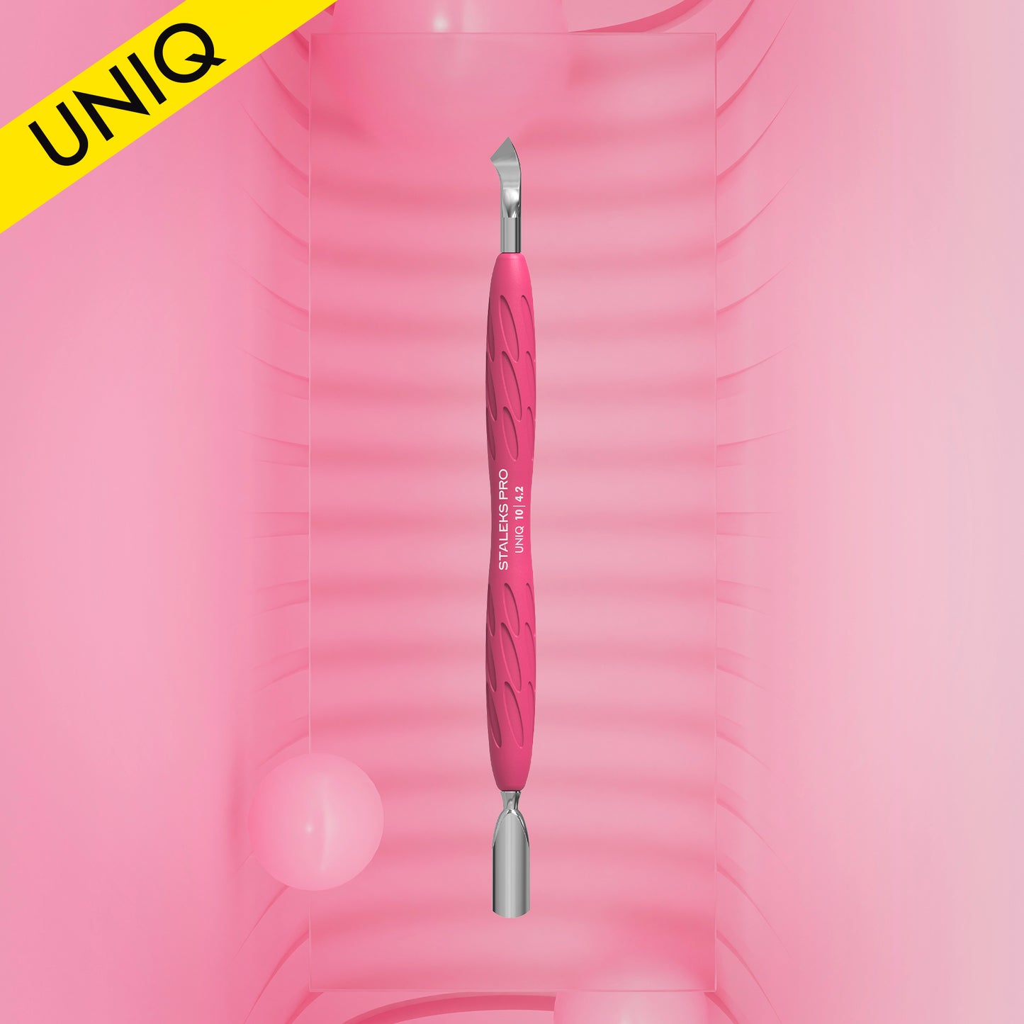 Staleks Pro Manicure Pusher UNIQ 10 TYPE 4.2 Silicone Handle