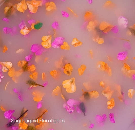 Saga Liquid Floral gel №06, 15 мл