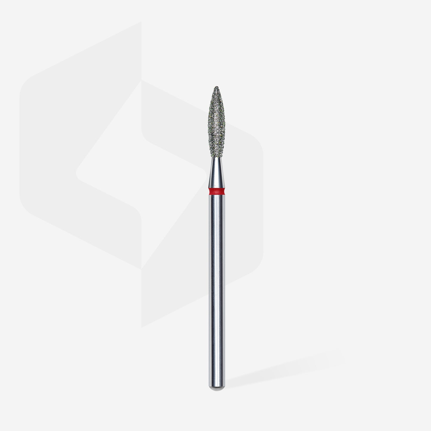 Staleks Pro Diamond Nail Drill Bit Flame Red 2.3 mm × 10 mm
