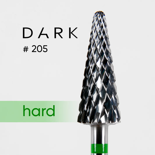 Насадка фреза конус твердосплавна DARK №205 зелена