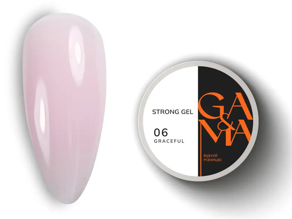 Гель стронг GaMa Strong Gel Graceful №06 рожевий, 30 мл