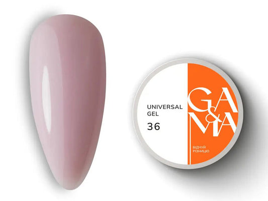 Гель універсальний GaMa Universal gel рідкий №36, нюдово-рожевий , 30 мл