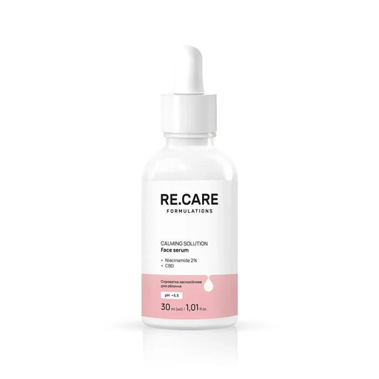 Заспокійлива сироватка для обличчя Calming Solution Face Serum RE.CARE