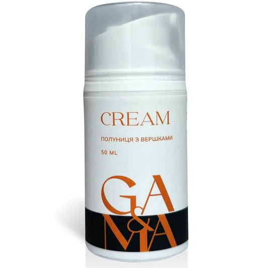 Крем для рук і стоп з сечовиною GaMa, полуниця з вершками