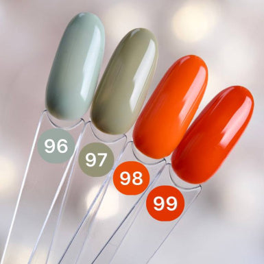 Gel polish DARK No. 099, fiery orange, 6 ml