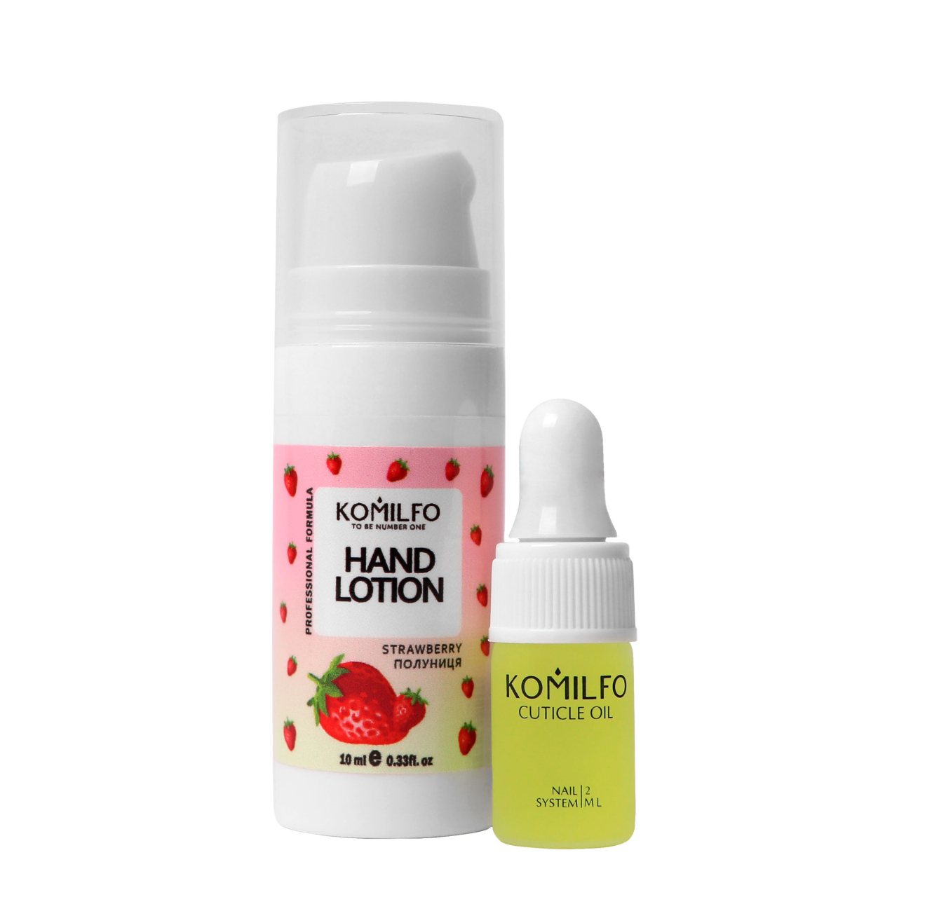 Лосьйон для рук Komilfo Hand Lotion Strawberry полуниця 10 мл