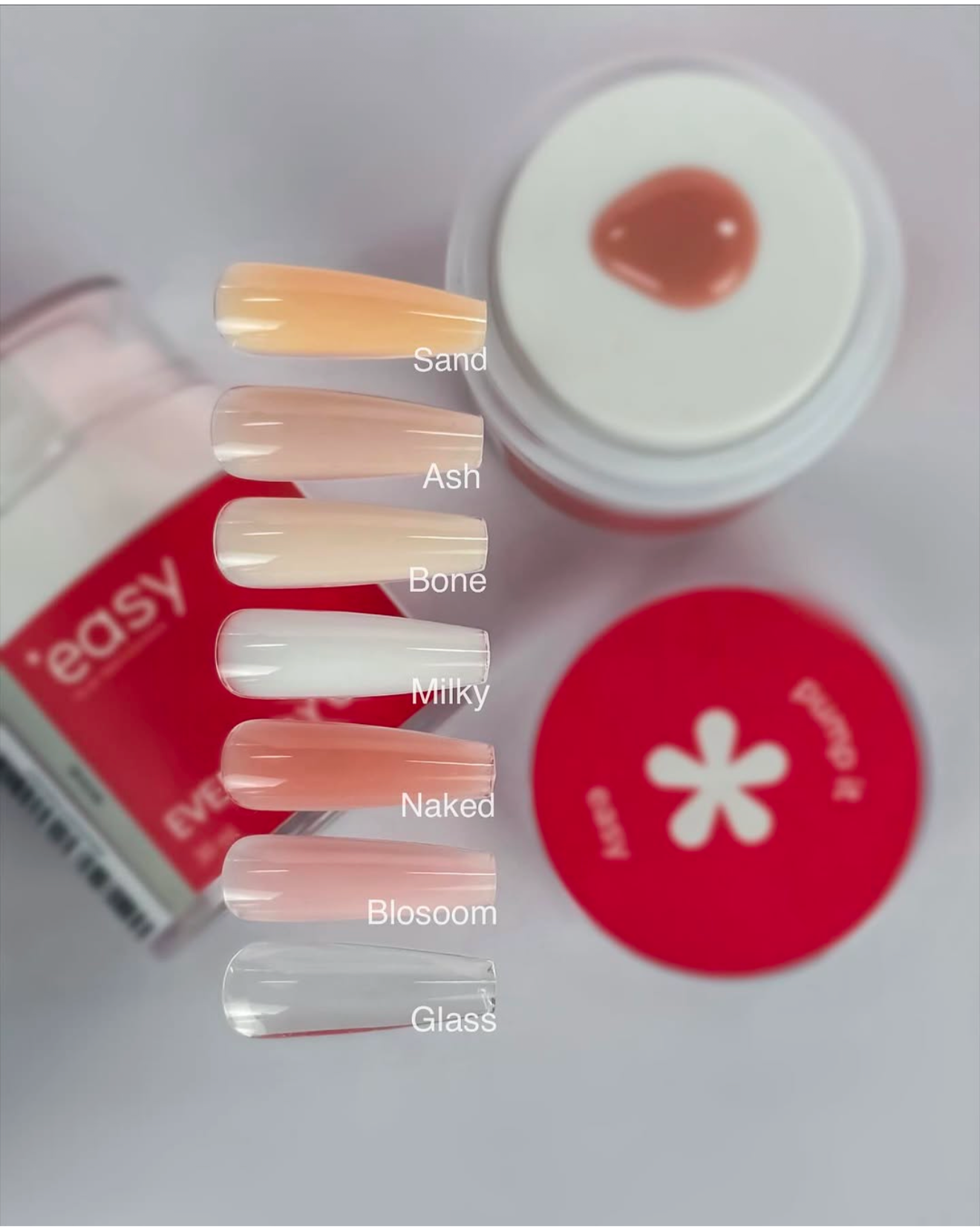 Modeling gel "Everyday Gel", TM "Easy to be professional", color "glass", 30 ml