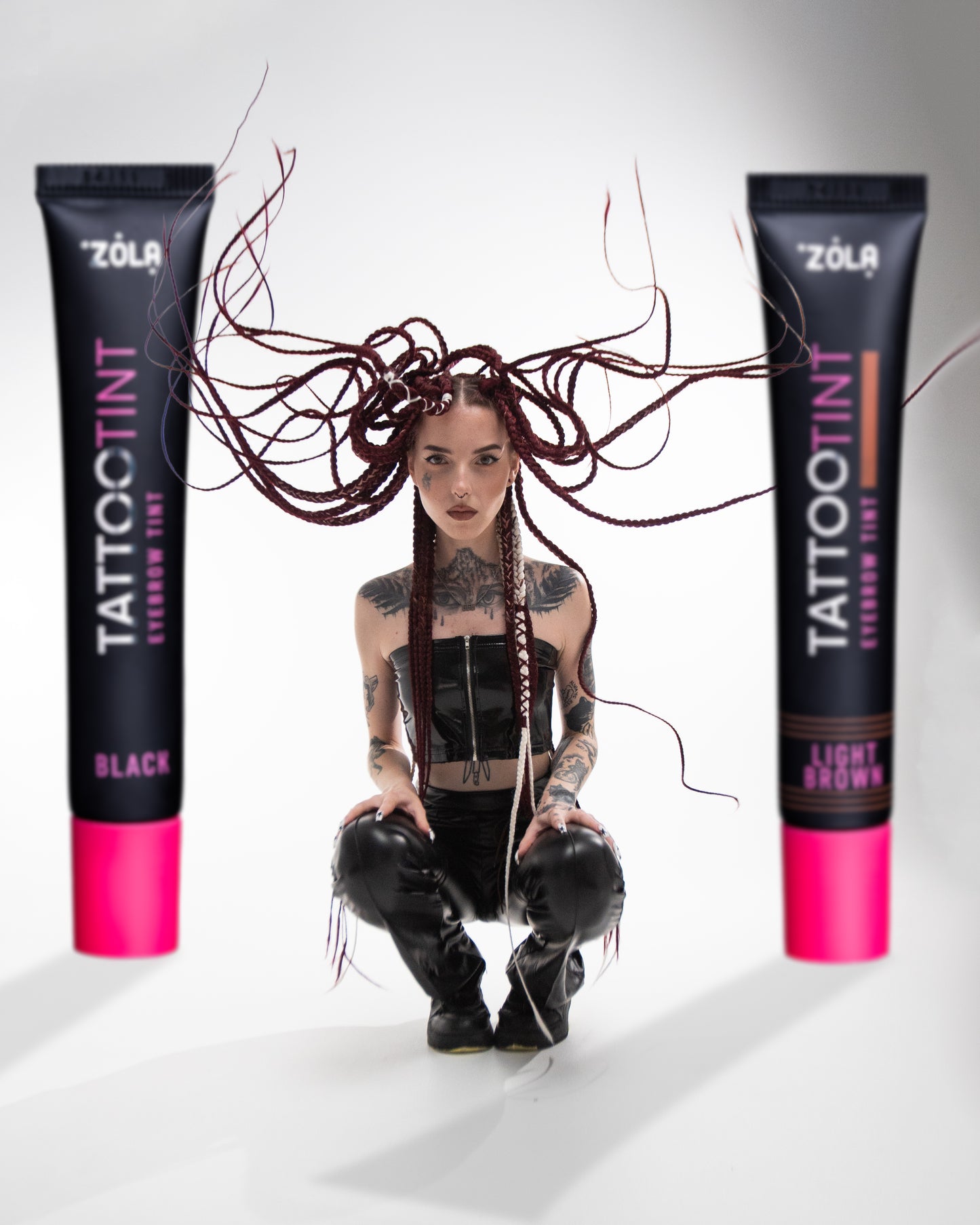 ZOLA ФАРБА ДЛЯ БРІВ ТА ВІЙ TATTOO TINT BLACK